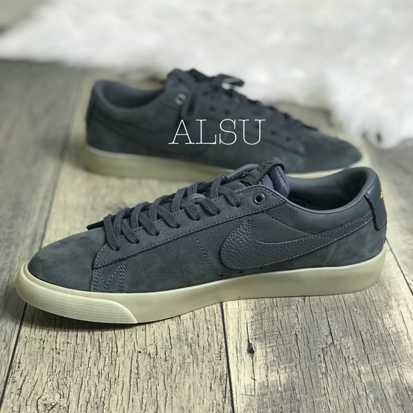 Nike SB Zoom Blazer Low QS Dark Grey M AUTHENTIC - Picture 2 of 8